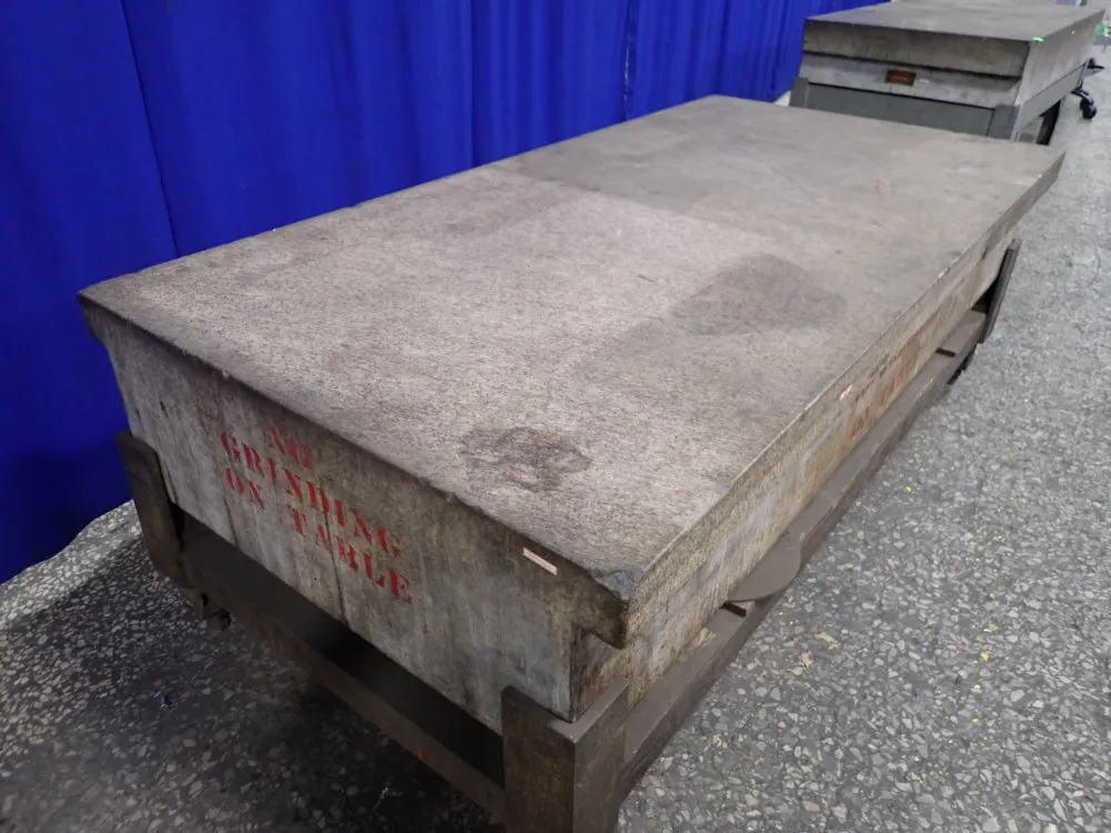 96" X 48" X 16" Granite Surface Plate
