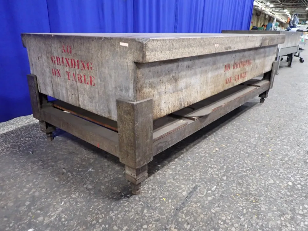 96" X 48" X 16" Granite Surface Plate