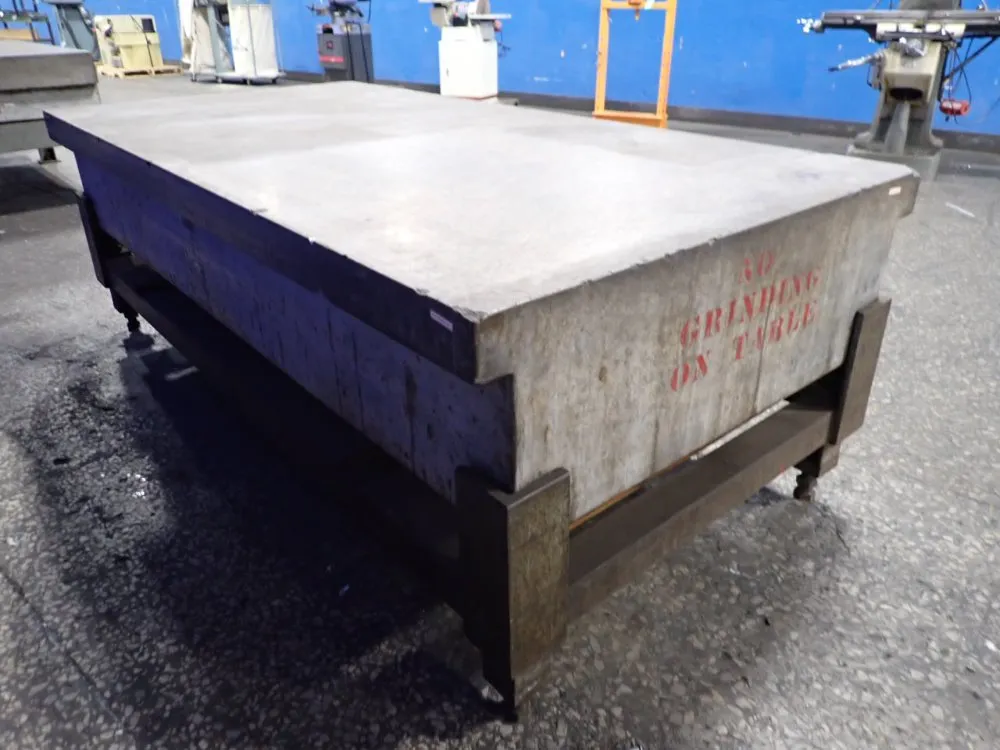 96" X 48" X 16" Granite Surface Plate