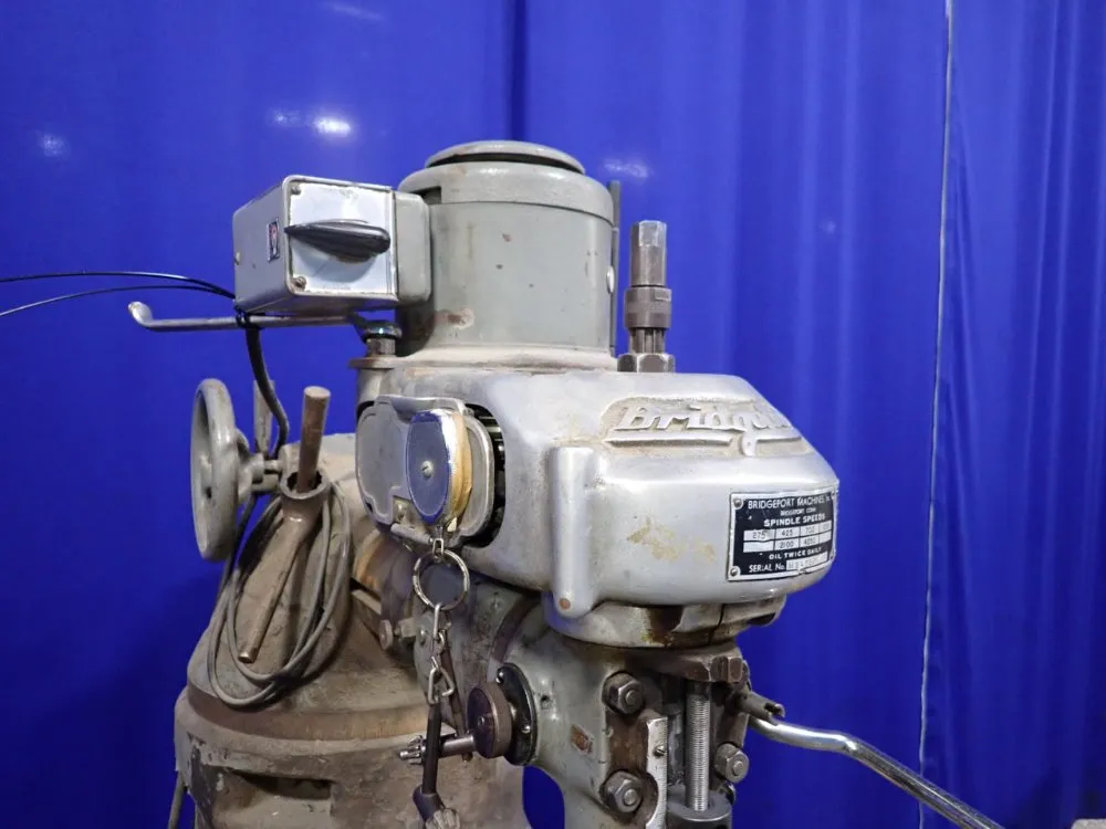 Bridgeport 9" X 32" Vertical Mill