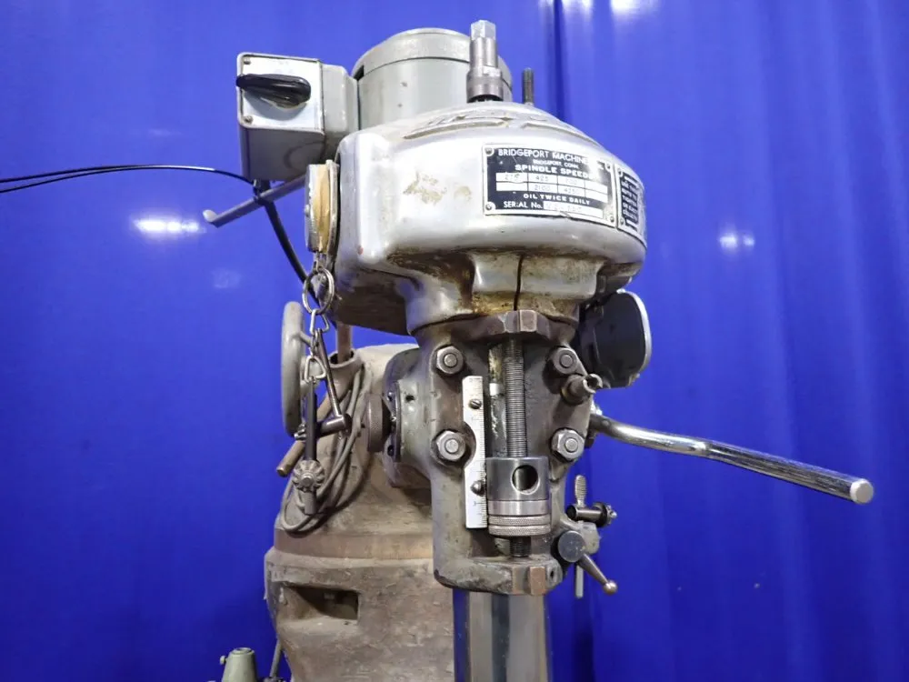 Bridgeport 9" X 32" Vertical Mill