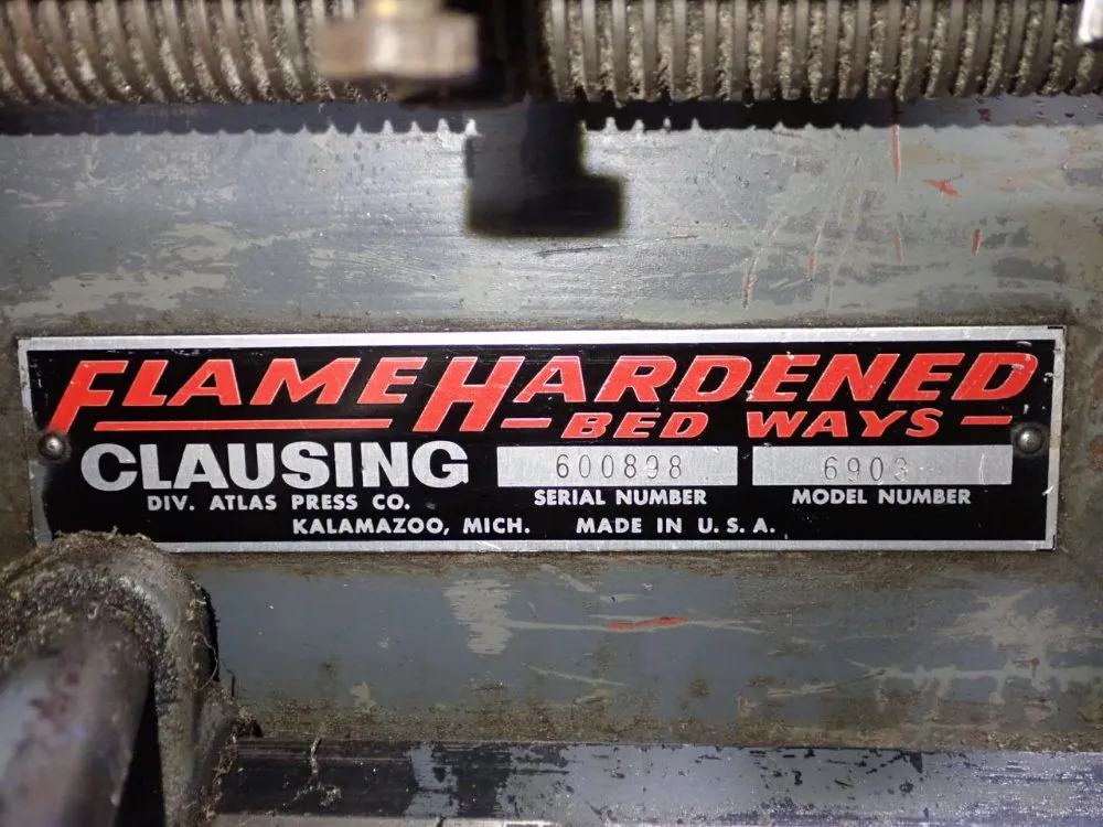 Clausing 14" X 30" Lathe - 6903