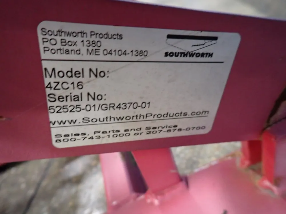 Southworth Spring-actuated Pallet Positioner - Uzc16