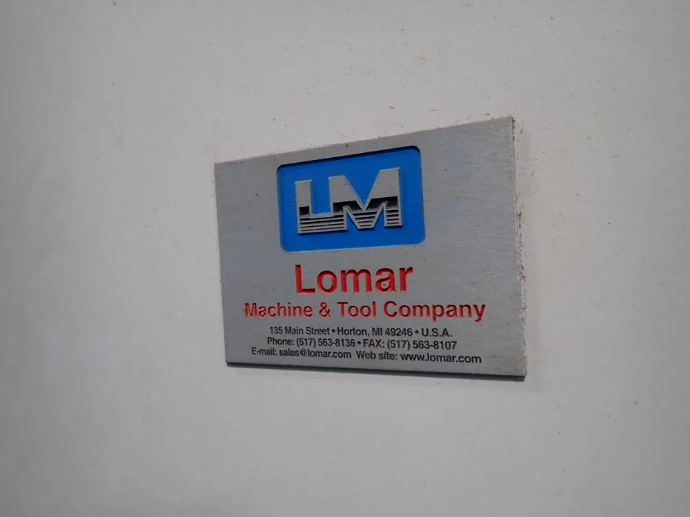 Lomar Machine & Tool Co. Control Panel And Hydraulic Unit - Endform, Bend