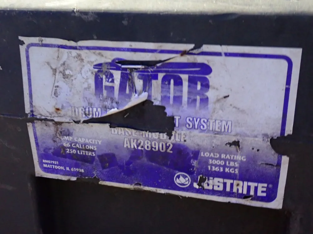 Justrite 66 Gals Drum Management System - Ak28902