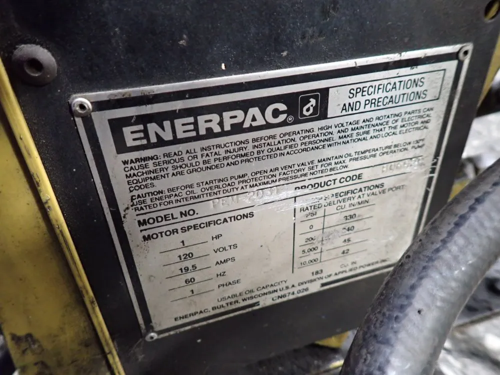 Enerpac Hydraulic Pump - Pem-2035