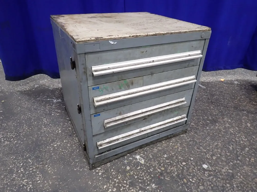 4 Drawers (25 1/2"x25 1/2"x5") Tool Cabinet