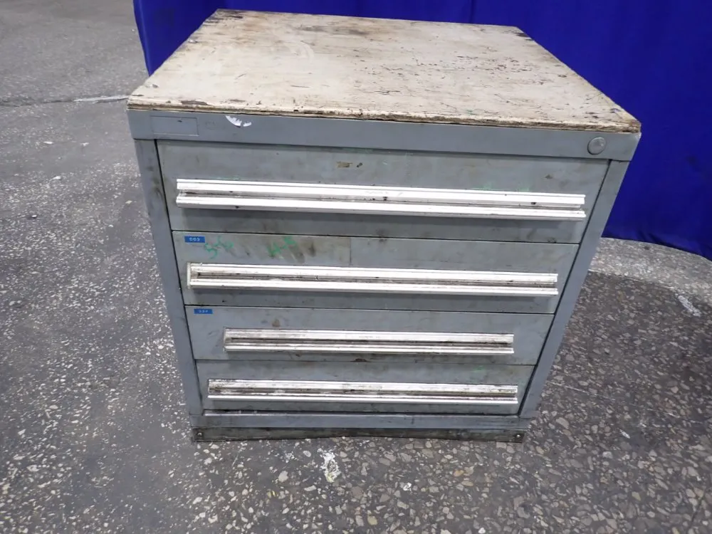 4 Drawers (25 1/2"x25 1/2"x5") Tool Cabinet