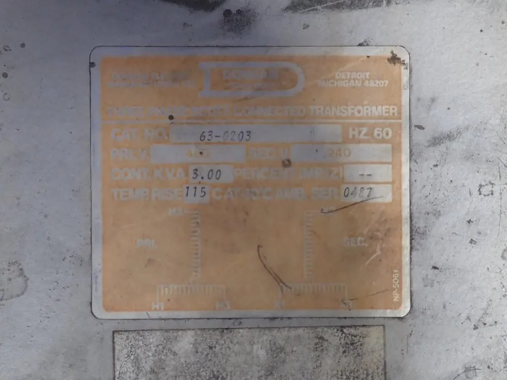 Dongan 3 Kva Transformer - 63-0203