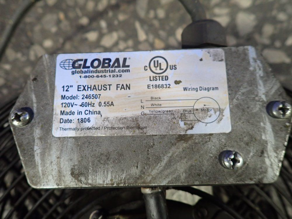 Continental Dynamics 12" Exhaust Fan - 246507