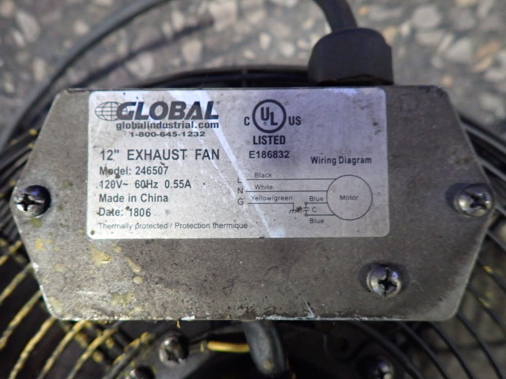 Continental Dynamics 12" Exhaust Fan - 246507