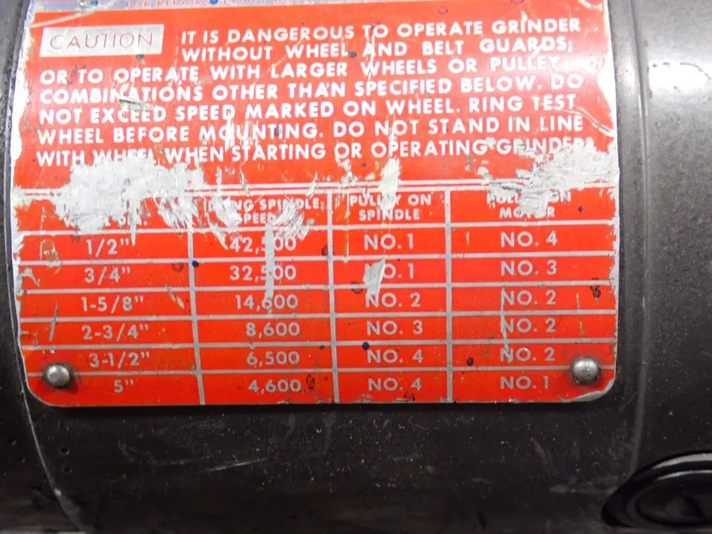 Dumore Tool Post Grinder - 5-021