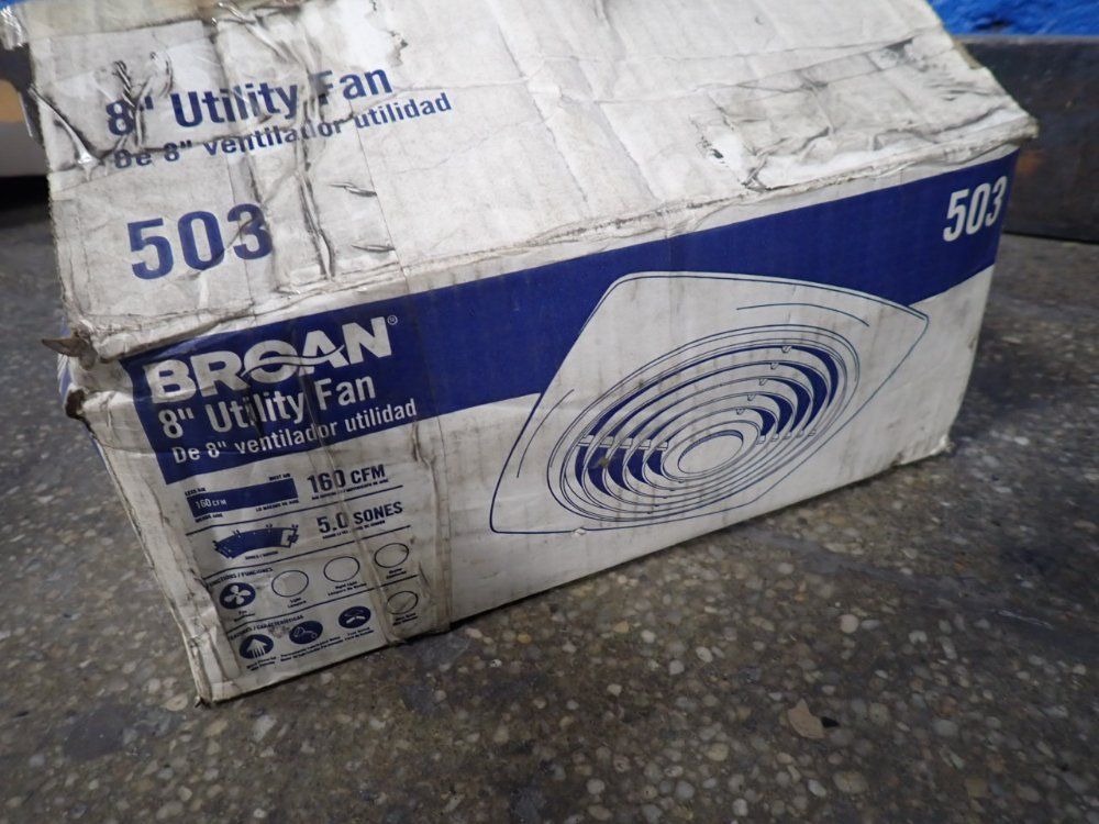 Broan 160 Cfm 8" Utility Fan - 503