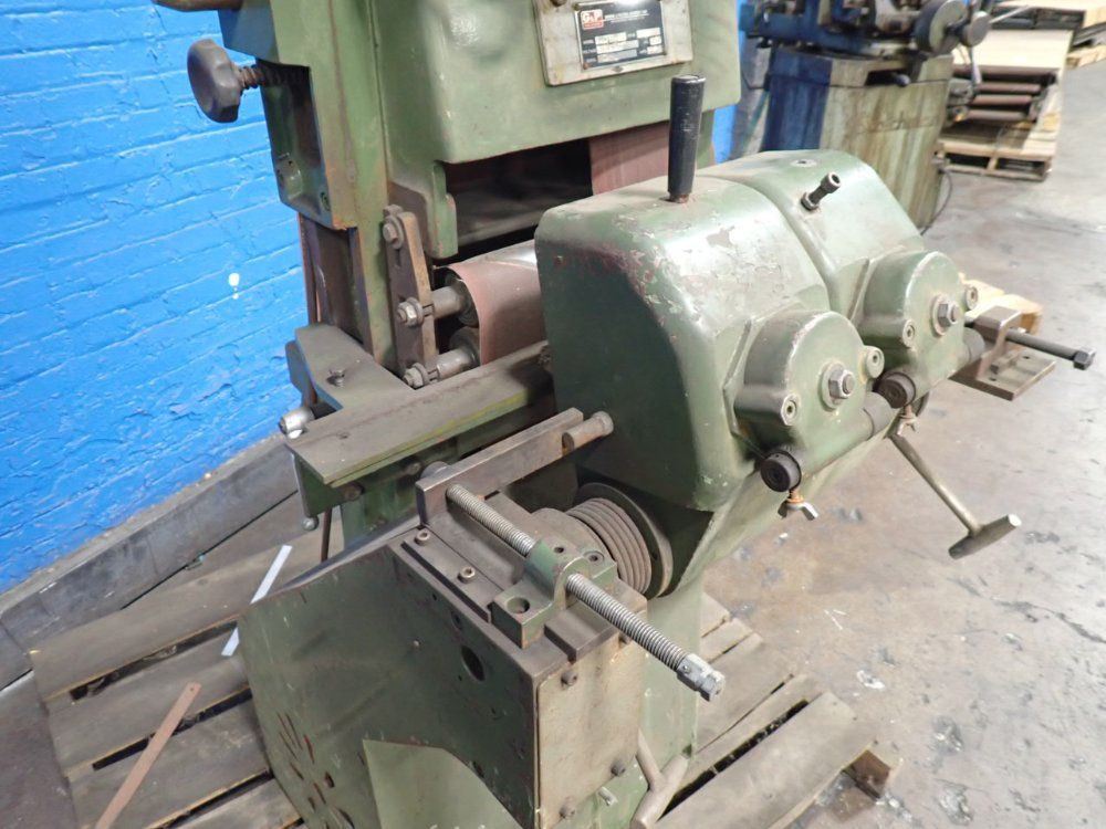 G & P Machinery Double Belt Rod Sanding Machine - Cf-80b2