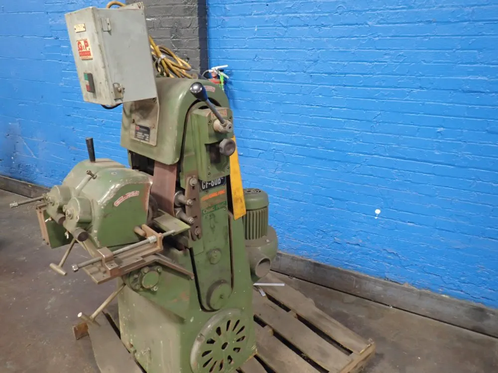 G & P Machinery Double Belt Rod Sanding Machine - Cf-80b2