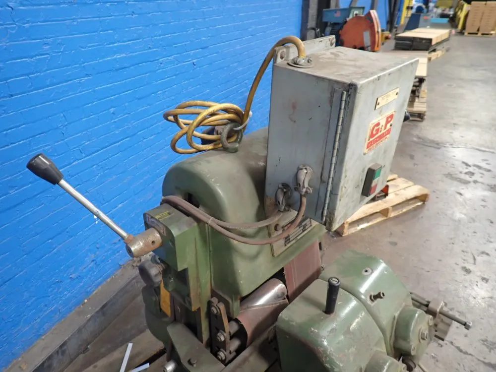 G & P Machinery Double Belt Rod Sanding Machine - Cf-80b2