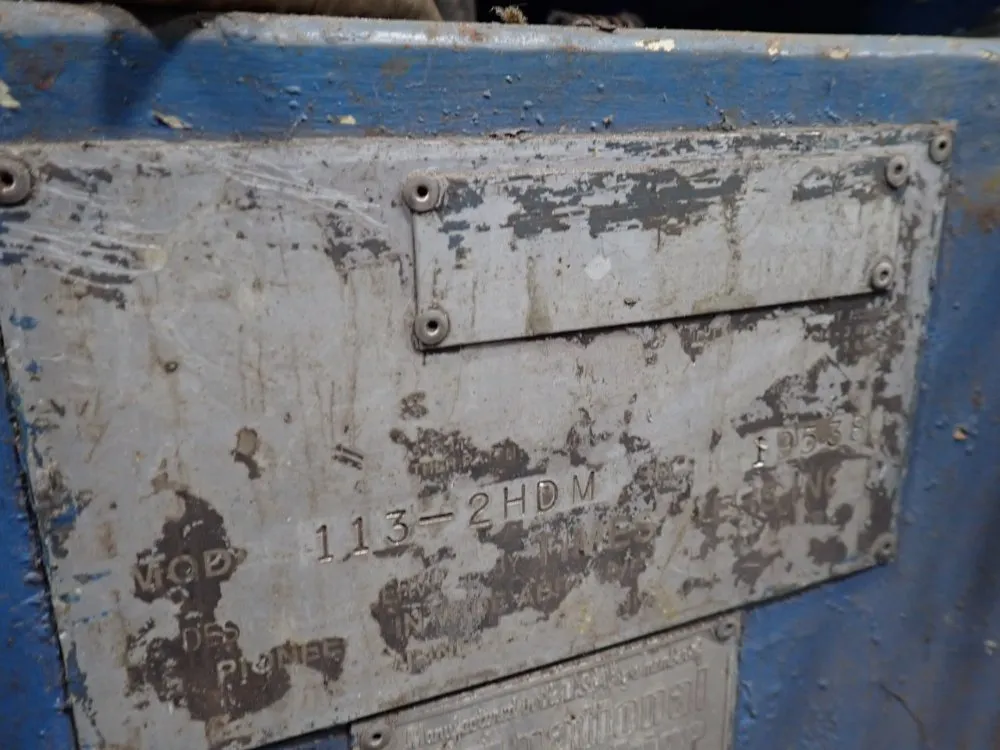 Timesavers Machine Tool Divison Wide Belt Sander - 113-2hdm