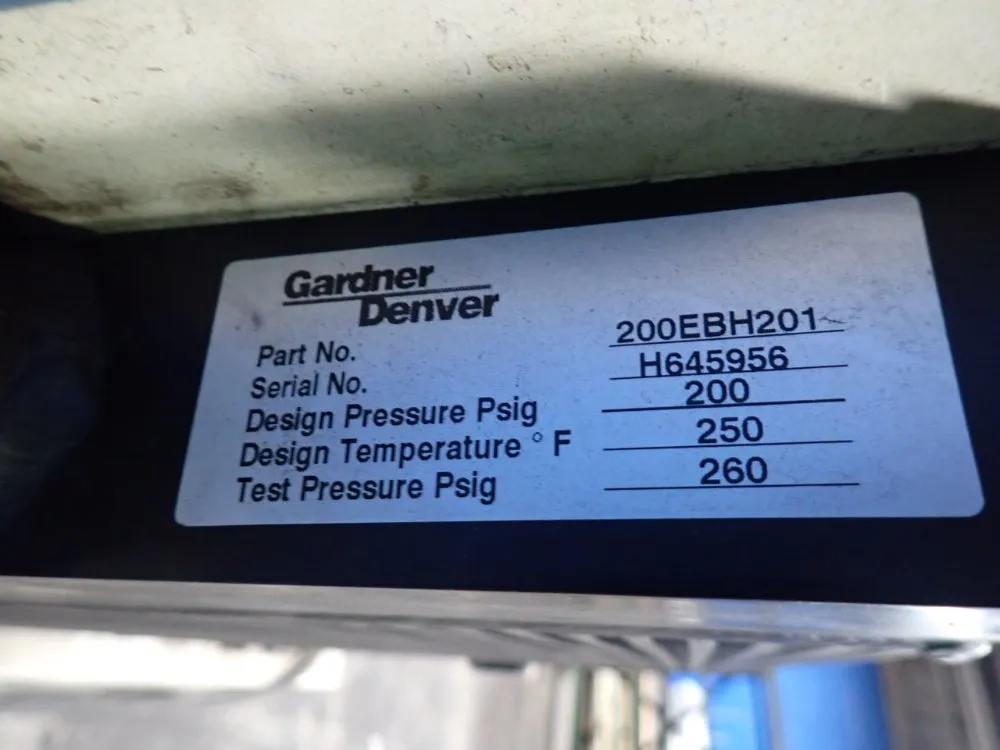 Gardner Denver 50 Hp Air Compressor - Ebh99d