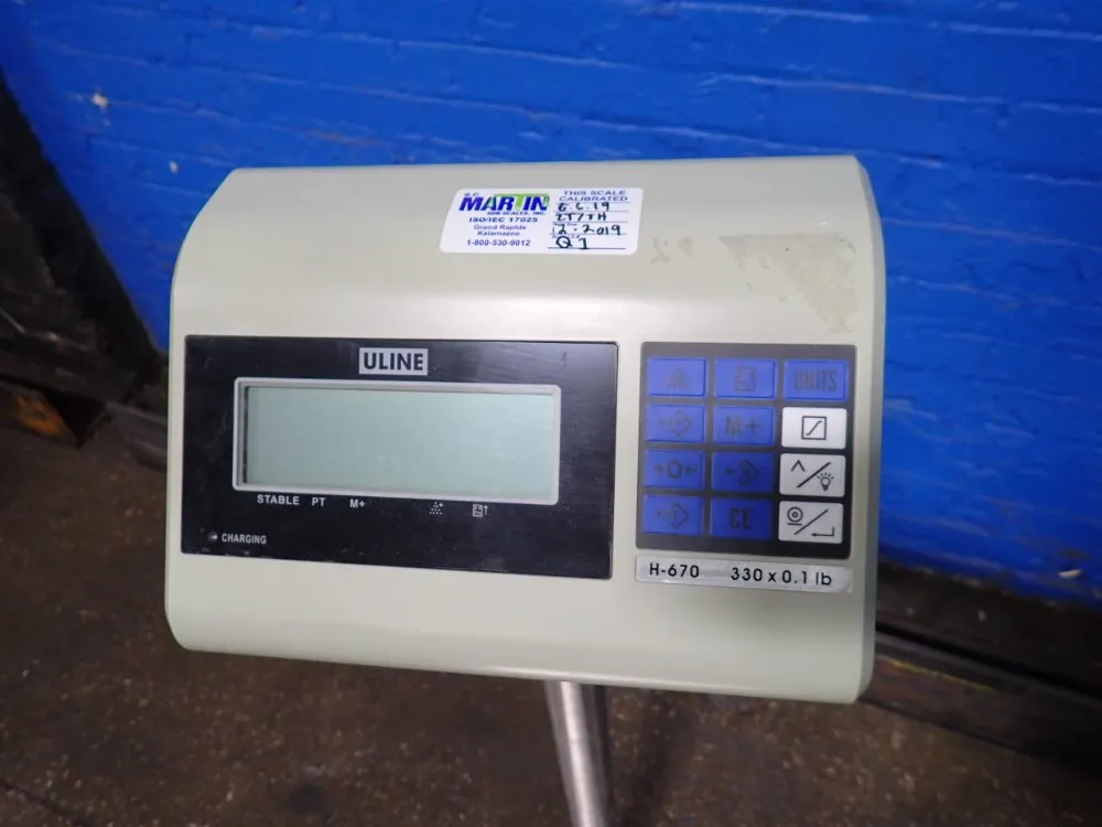 Uline 330 Lbs Scale - H-670
