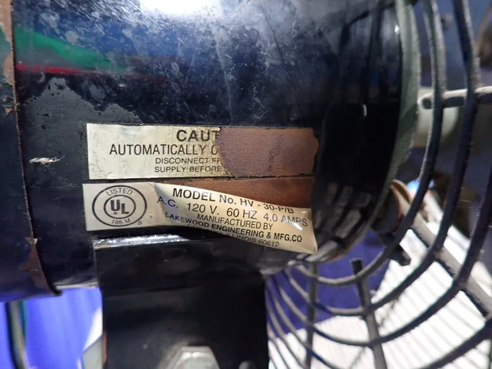 Lakewood 30" Pedestal Fan - Hv-30-p/b