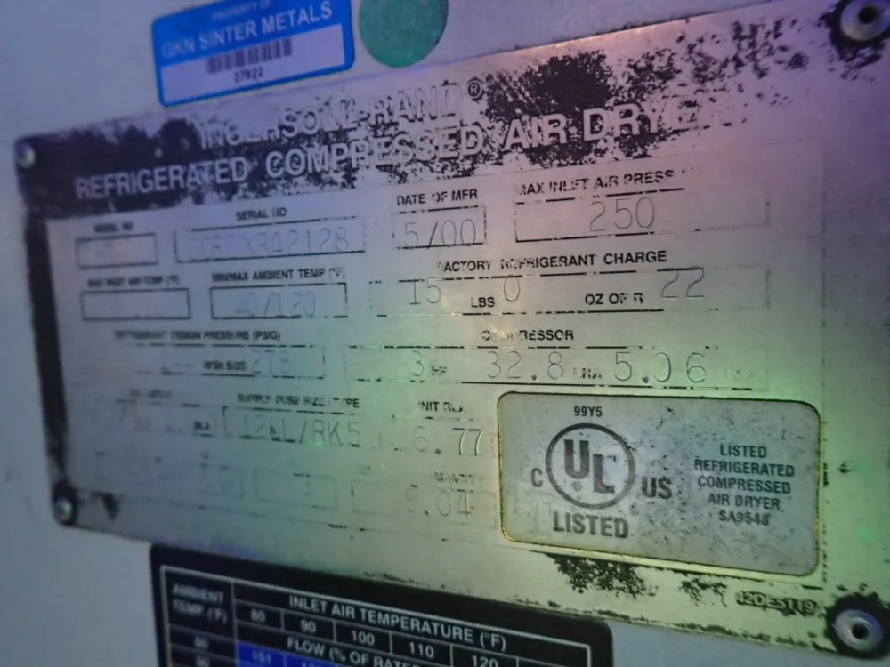 Ingersoll-rand Air Dryer - Dxr300