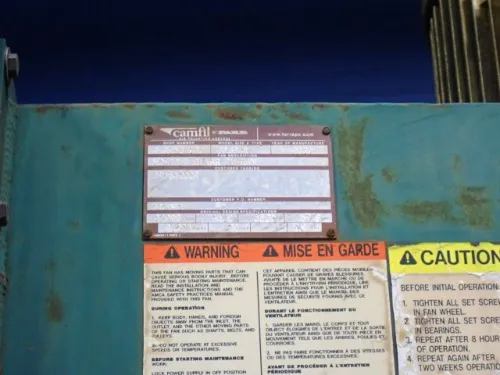 Farr 12000 Cfm Dust Collector - Gs16l