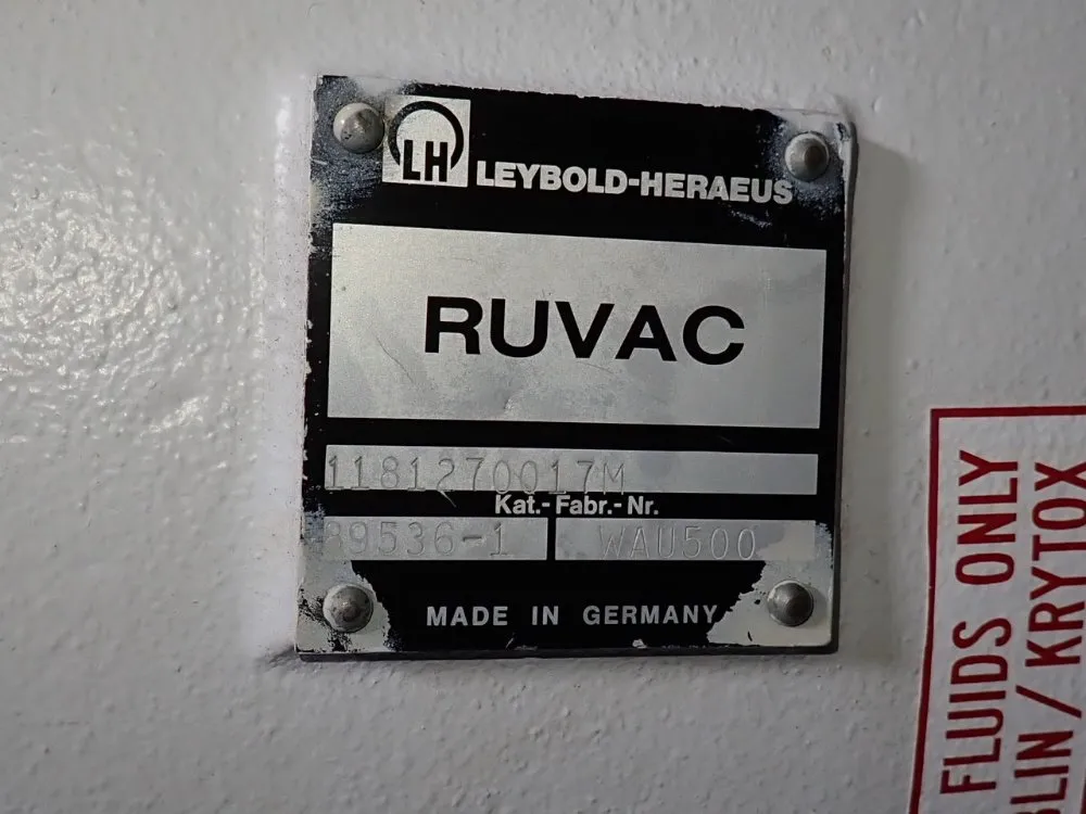 Leybold-heraeus 3 Hp Vacuum Pump - 1181270017m