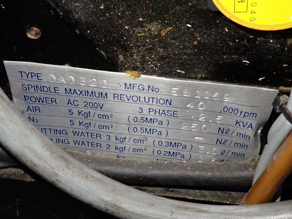 Disco Corporation Automatic Dicing Saw - Dad320