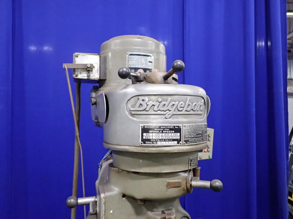 Bridgeport 9" X 42" Vertical Mill