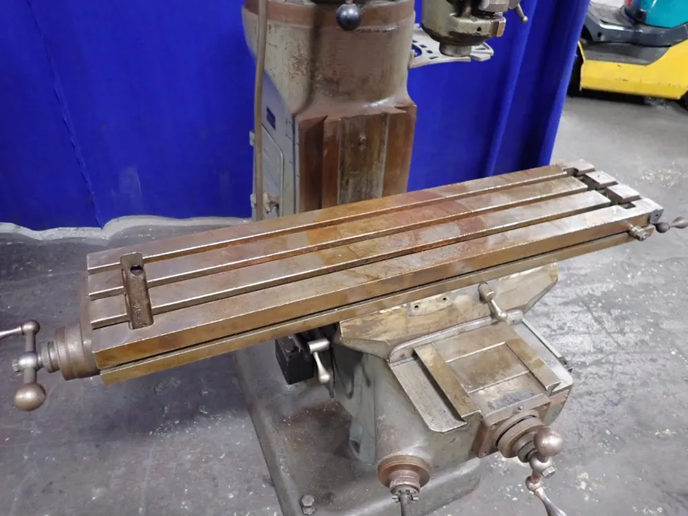 Bridgeport 9" X 42" Vertical Mill