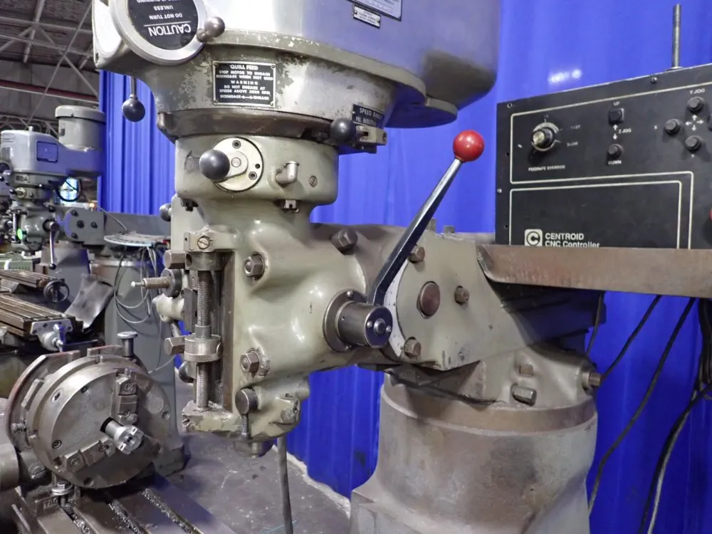 Bridgeport 9" X 42" Cnc Vertical Mill W/indexer