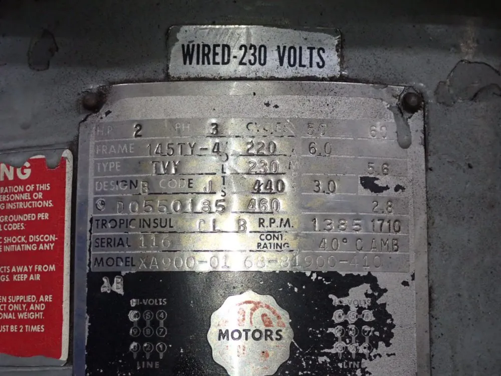 Bridgeport 9" X 42" Vertical Mill