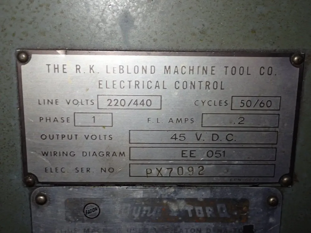 Leblond 16" X 55" Lathe