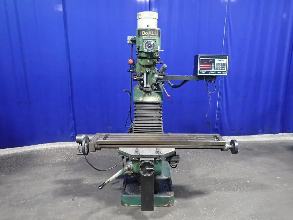 Doall 9" X 49" Cnc Vertical Mill - Gpm200v