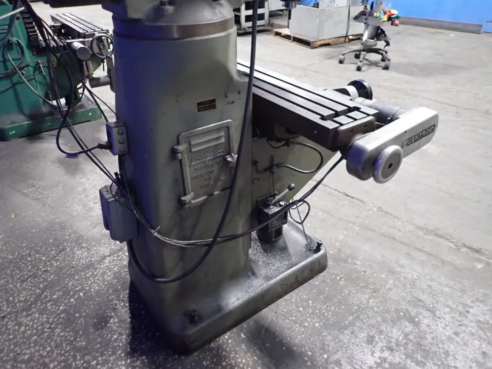 Bridgeport 9" X 36" Vertical Mill