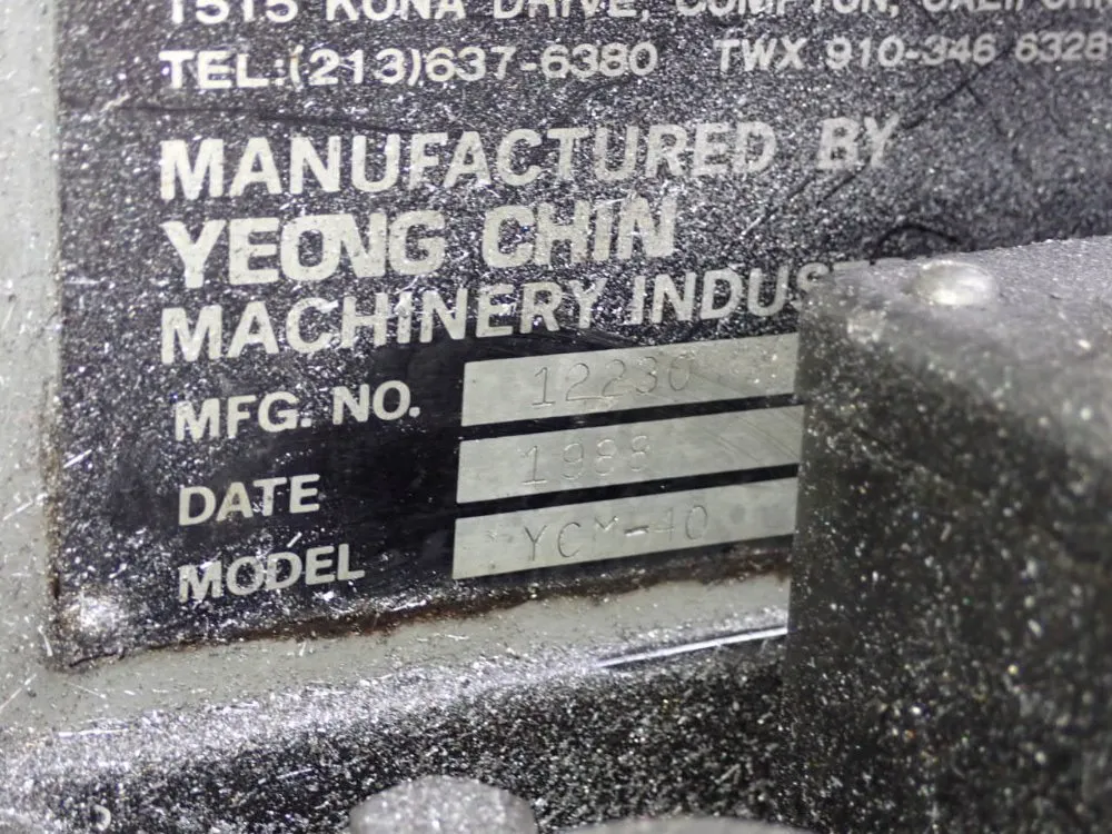 Bridgeport 9" X 49" Cnc Vertical Mill - Ycm-10