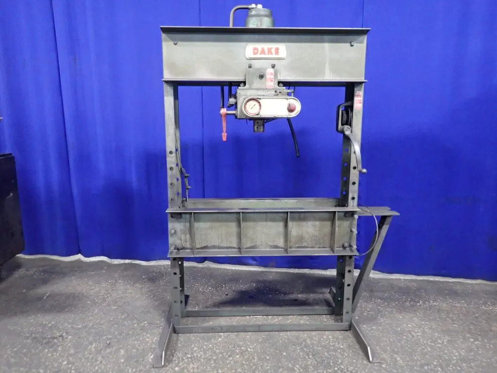 Dake 75 Ton H-frame Press - 6-276