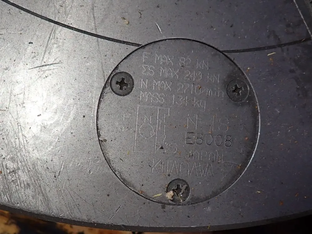 Kitagawa 17 1/2" 3 Jaw Chuck - N-18