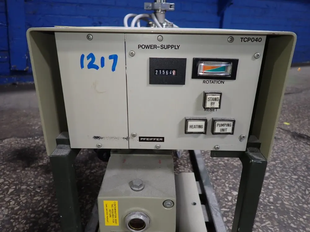 Pfeiffer Balzers 0.13 Kw Pump - Tsu050/8807