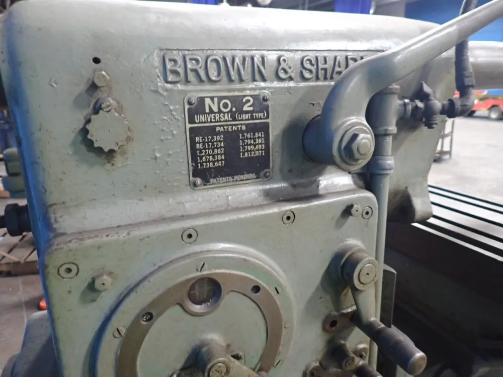 Brown & Sharpe Horizontal Mill