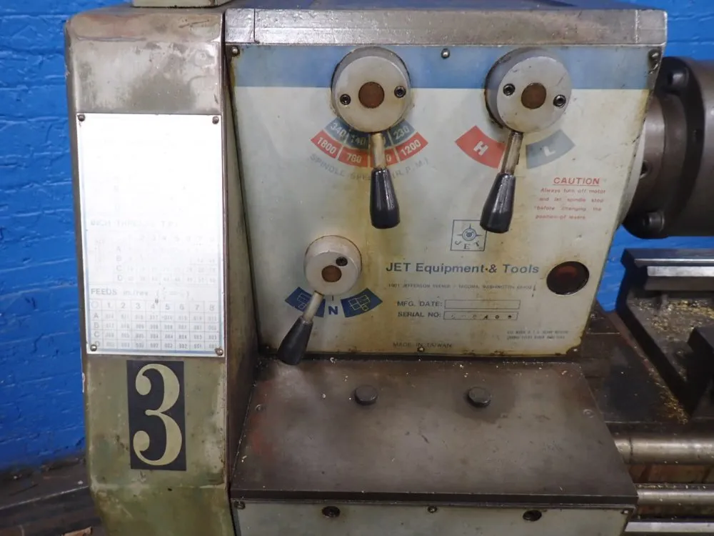 Jet Equipment & Tools 20" Lathe