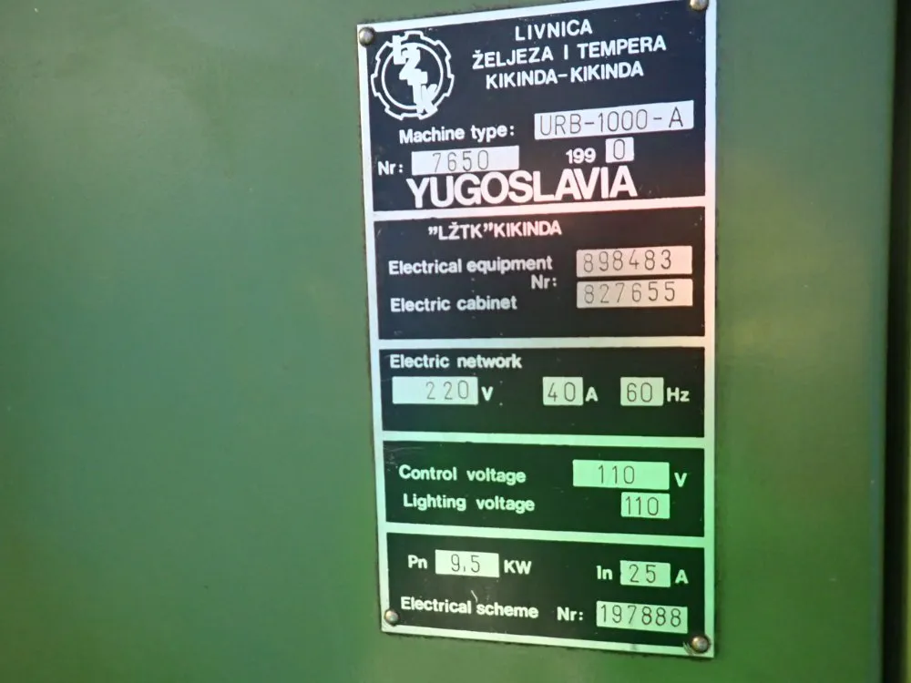 Kikinda 40" X 12" Surface Grinder - Urb-1000-a