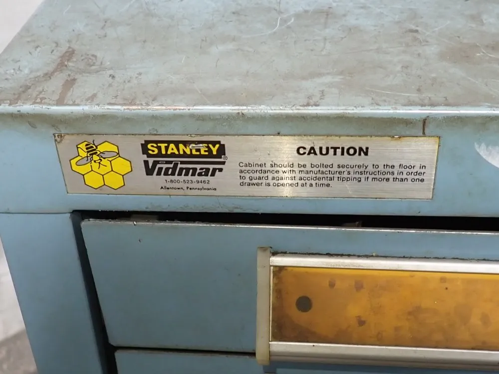 Vidmar 10 Drawers (25 1/2"x25 1/2") Tool Cabinet