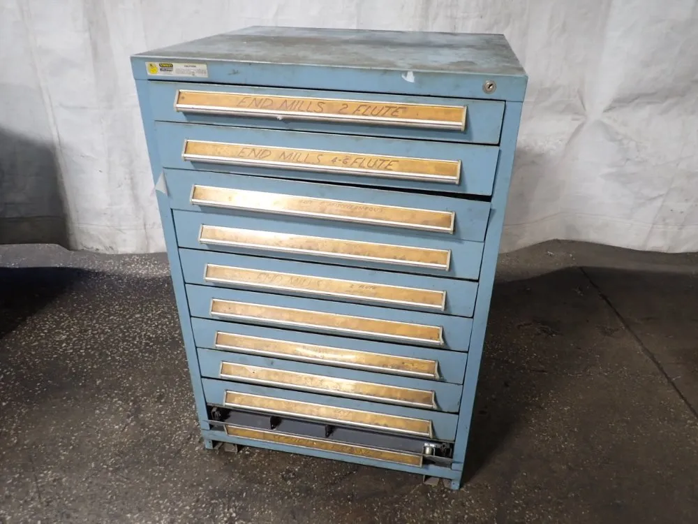 Vidmar 10 Drawers (25 1/2"x25 1/2") Tool Cabinet