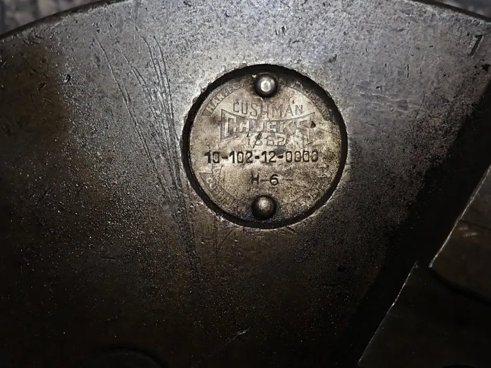 Cushman Chuck Co 12" 3 Jaw Chuck - 10-102-12-0000
