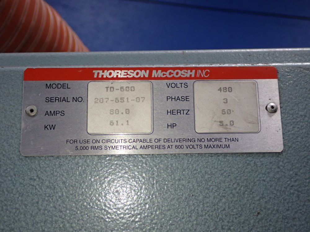 Thoreson Mccosh Dryer - Td-600