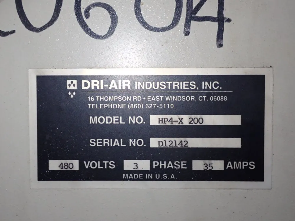 Dri-air Dryer - Hp4-x 200