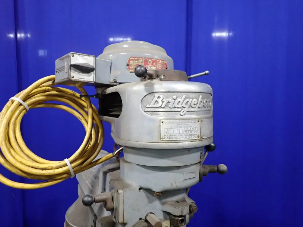 Bridgeport 9" X 32" Vertical Mill
