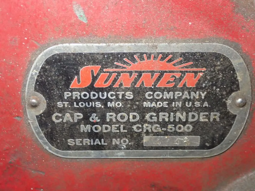 Sunnen Cap & Rod Grinder - Crg-500