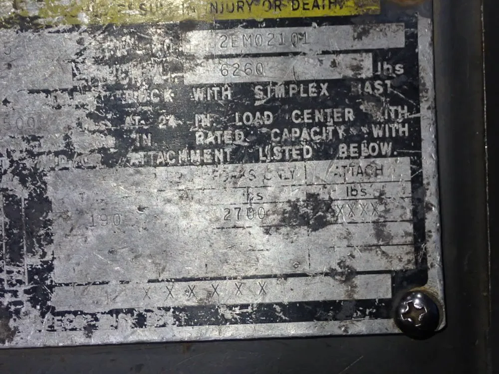 Caterpillar 2700 Lbs Propane Forklift - Gc15